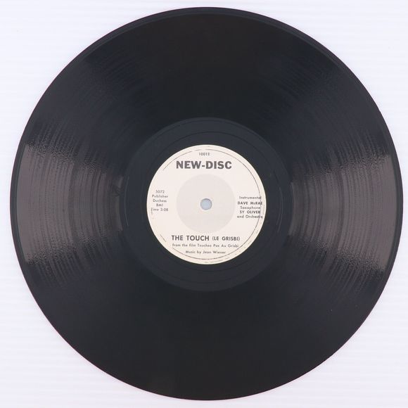 Dave McRae, Sy Oliver, Betty Johnson – The Touch 10" 78rpm Record New-Disc 10012 - Picture 2 of 16